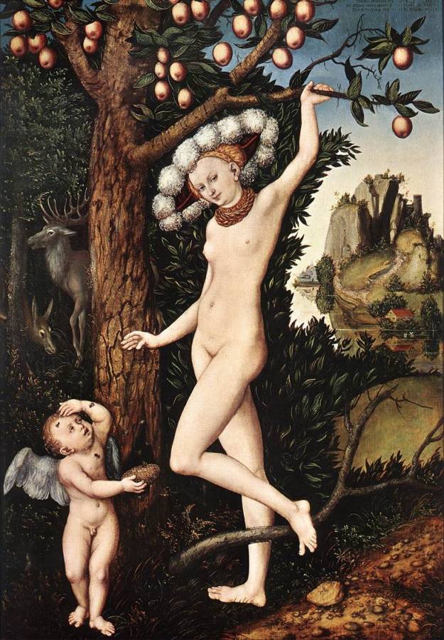 Cranach Lucas il Vecchio - Cupidon se plaignant a Venus.jpg
